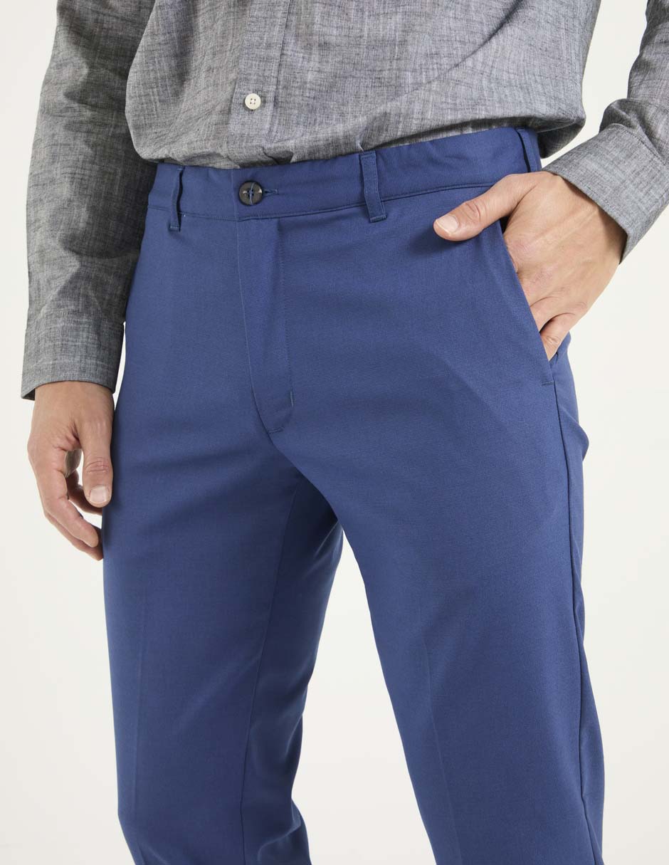 Pantalón de vestir regular para hombre 4