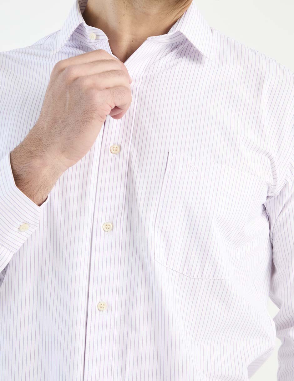 Camisa de vestir manga larga para hombre 4
