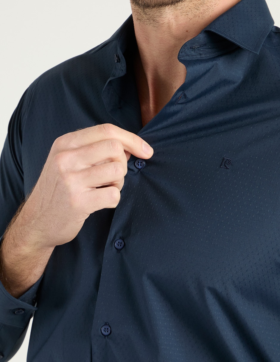 Camisa de vestir manga larga para hombre 4