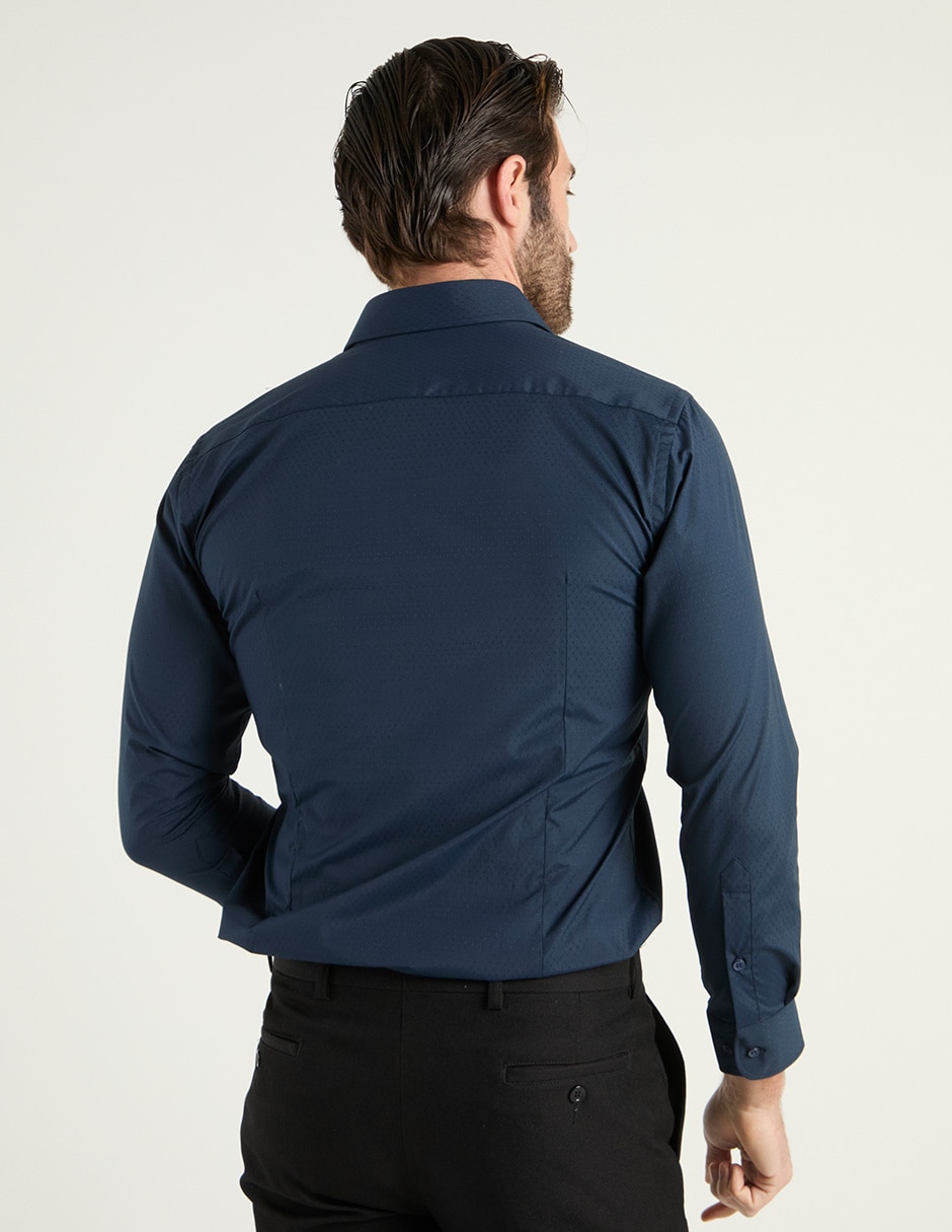 Camisa de vestir manga larga para hombre 6