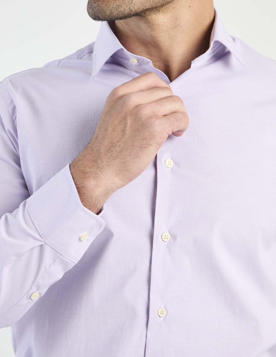 Camisa de vestir manga larga para hombre 4