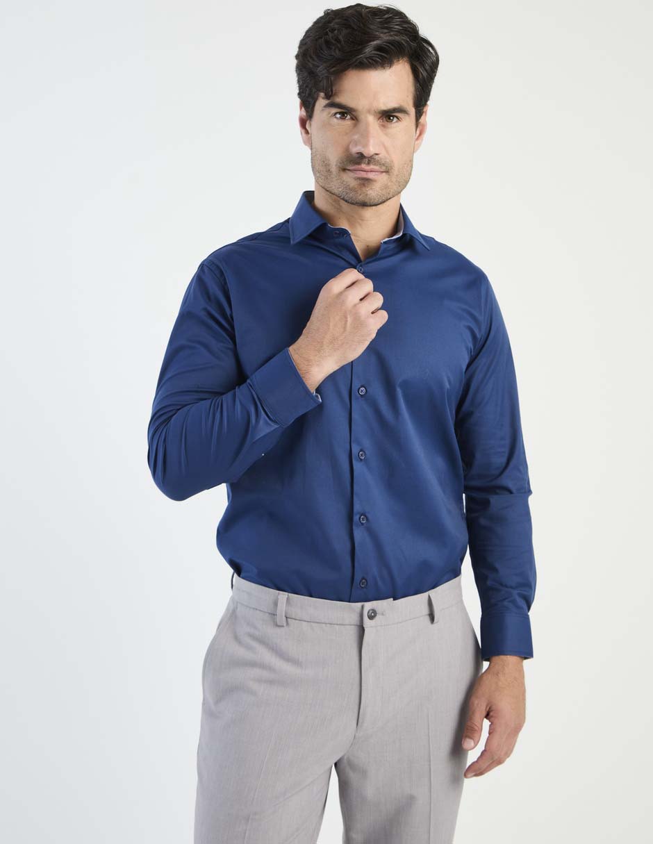 Camisa de vestir manga larga para hombre Camisa de vestir manga larga para hombre