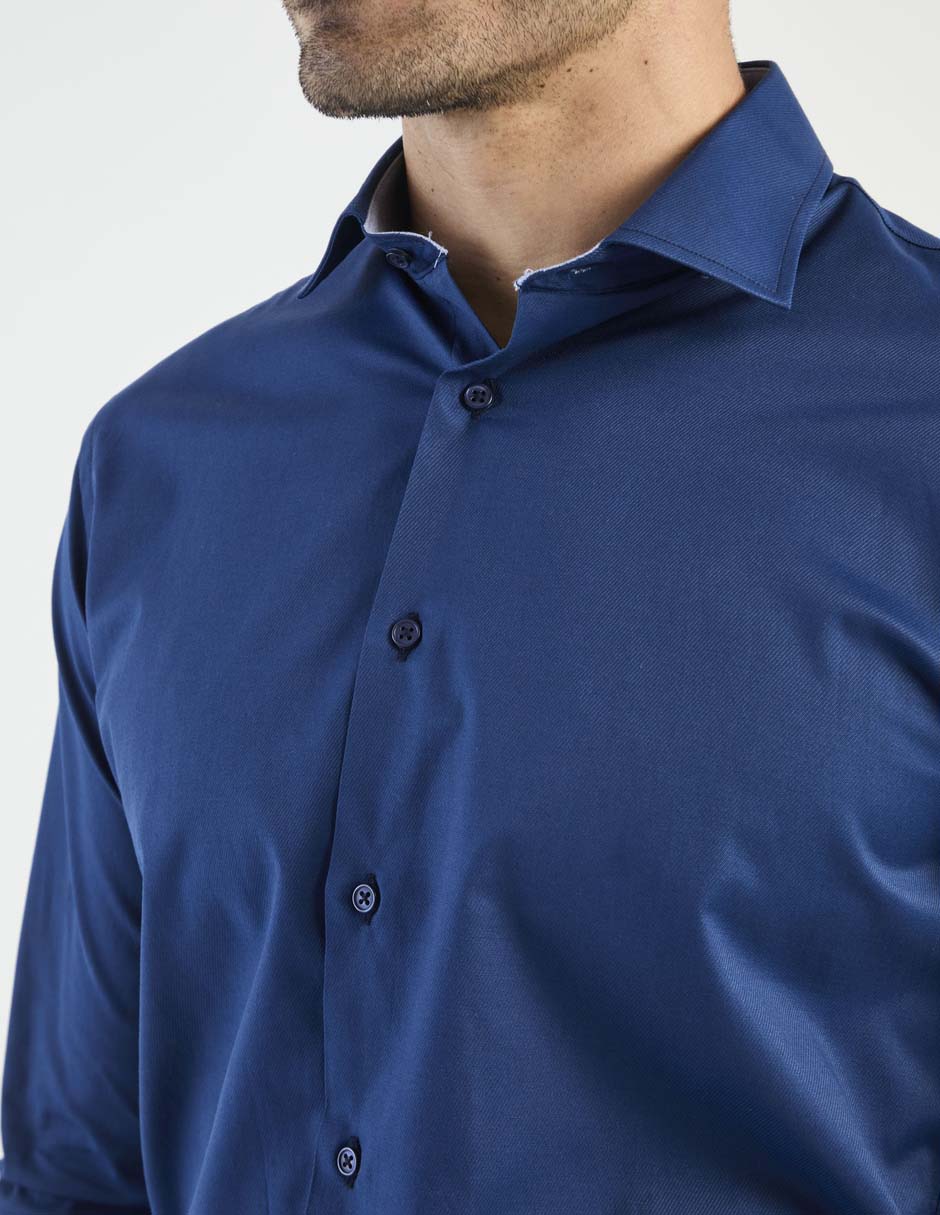 Camisa de vestir manga larga para hombre 4