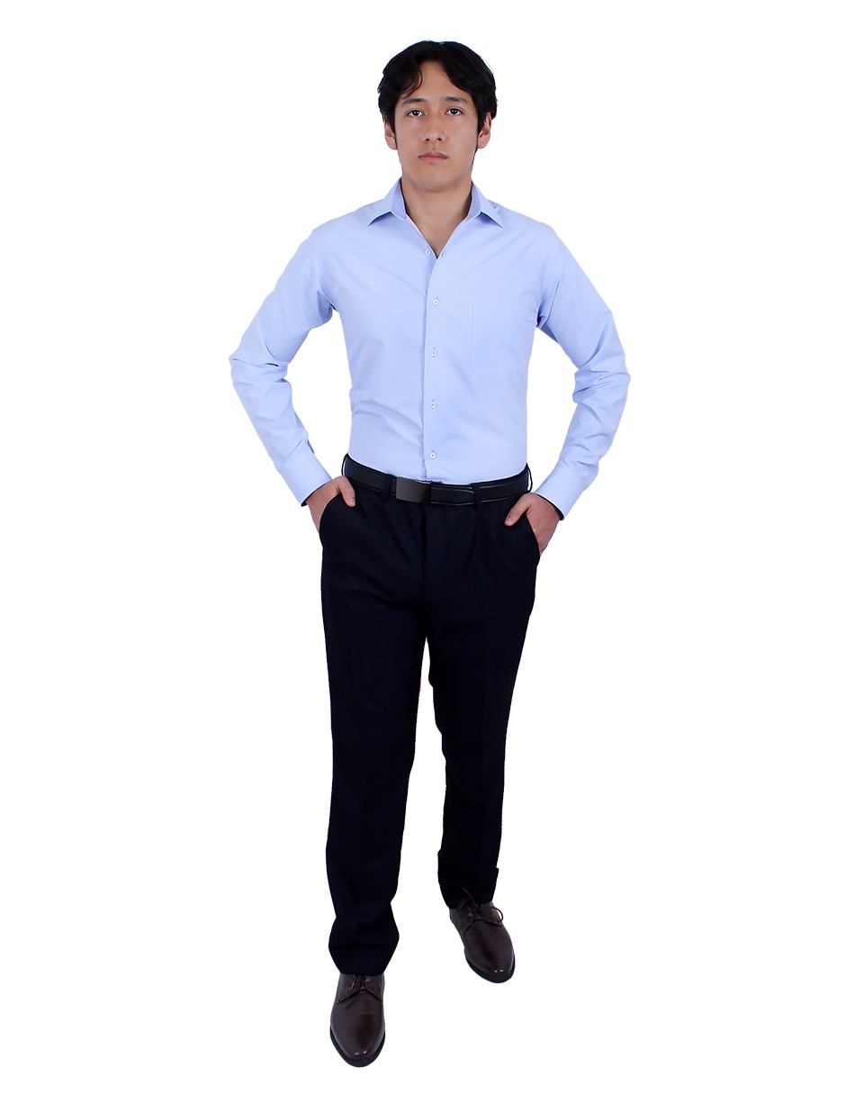 Camisa de vestir manga larga para hombre 2