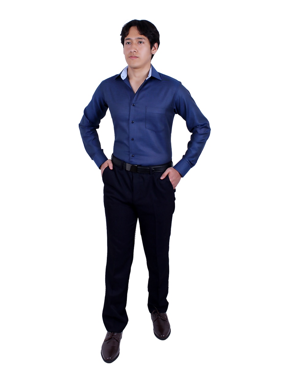 Camisa de vestir manga larga para hombre 2
