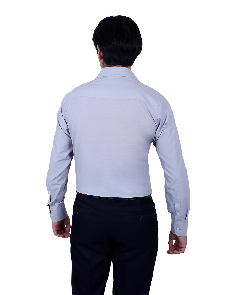 Camisa de vestir manga larga para hombre 3