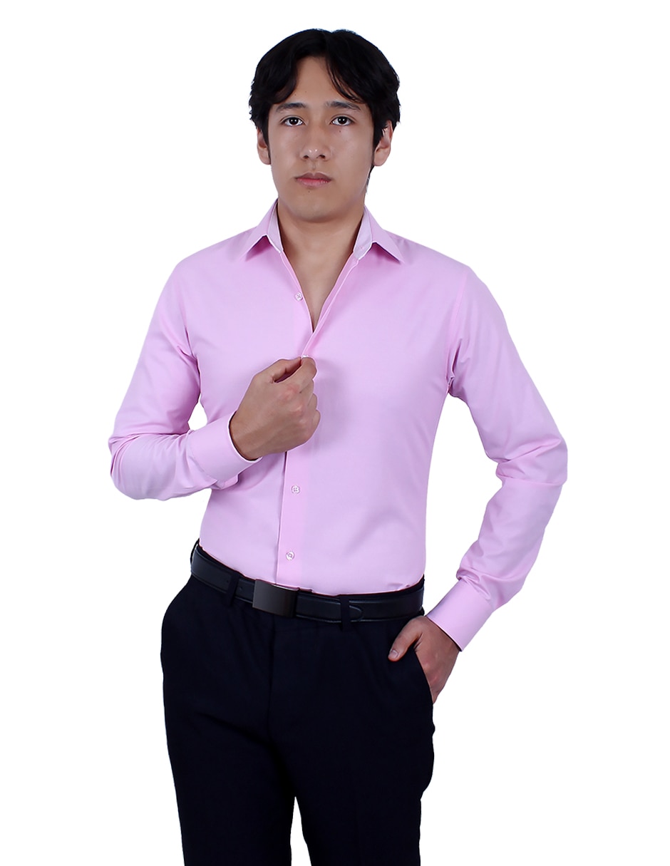 Camisa de vestir manga larga para hombre Camisa de vestir manga larga para hombre