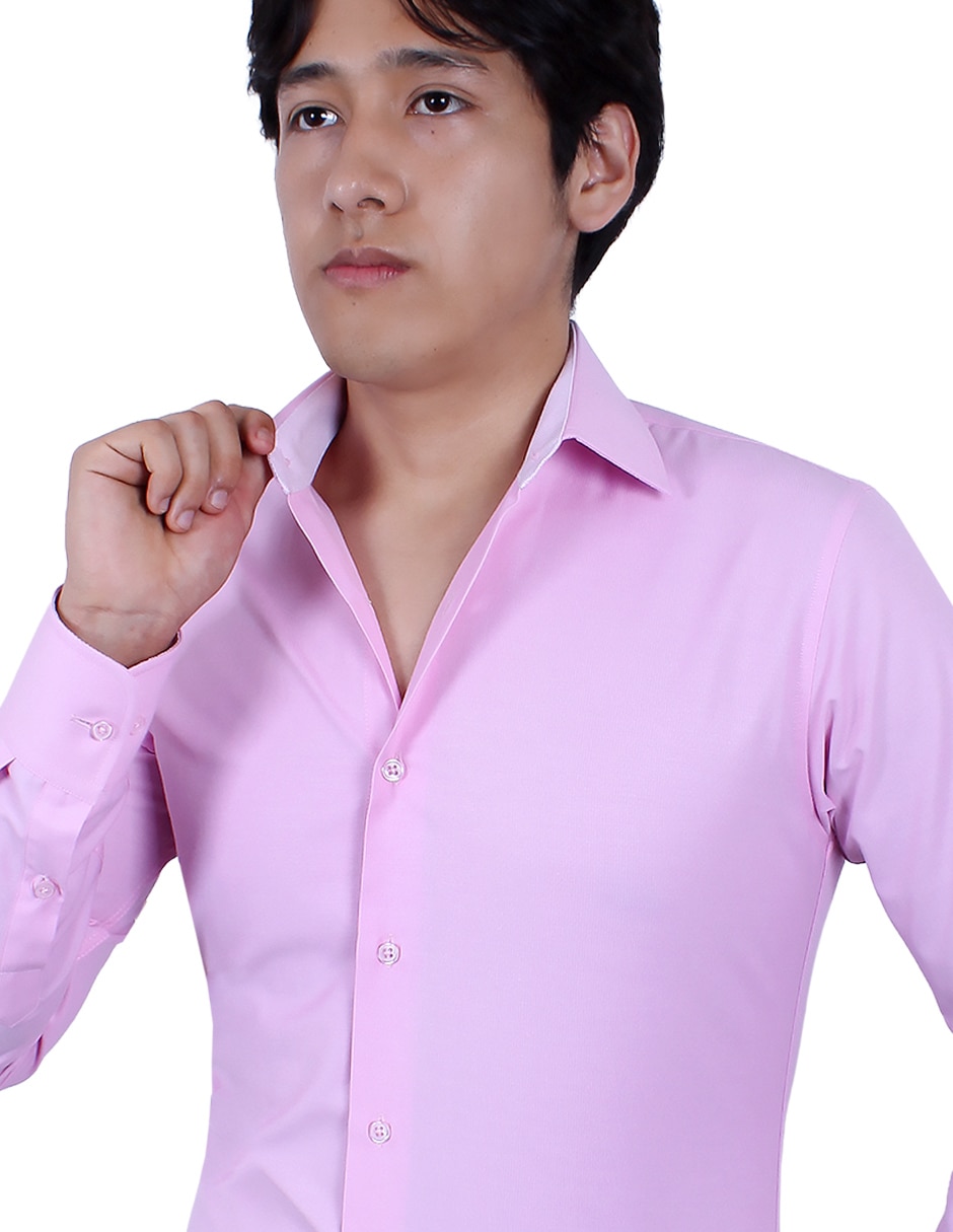 Camisa de vestir manga larga para hombre 4