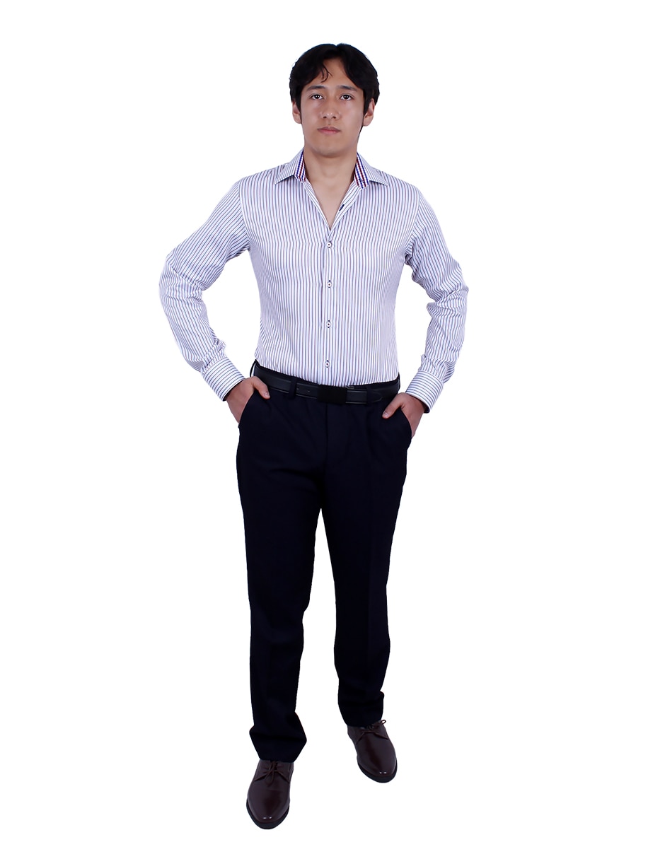 Camisa de vestir manga larga para hombre 2