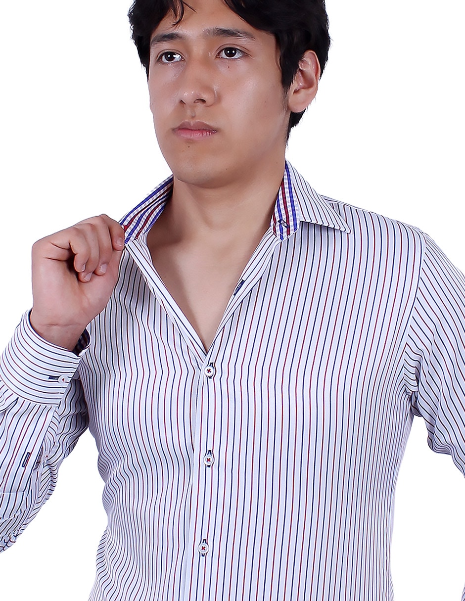 Camisa de vestir manga larga para hombre 4