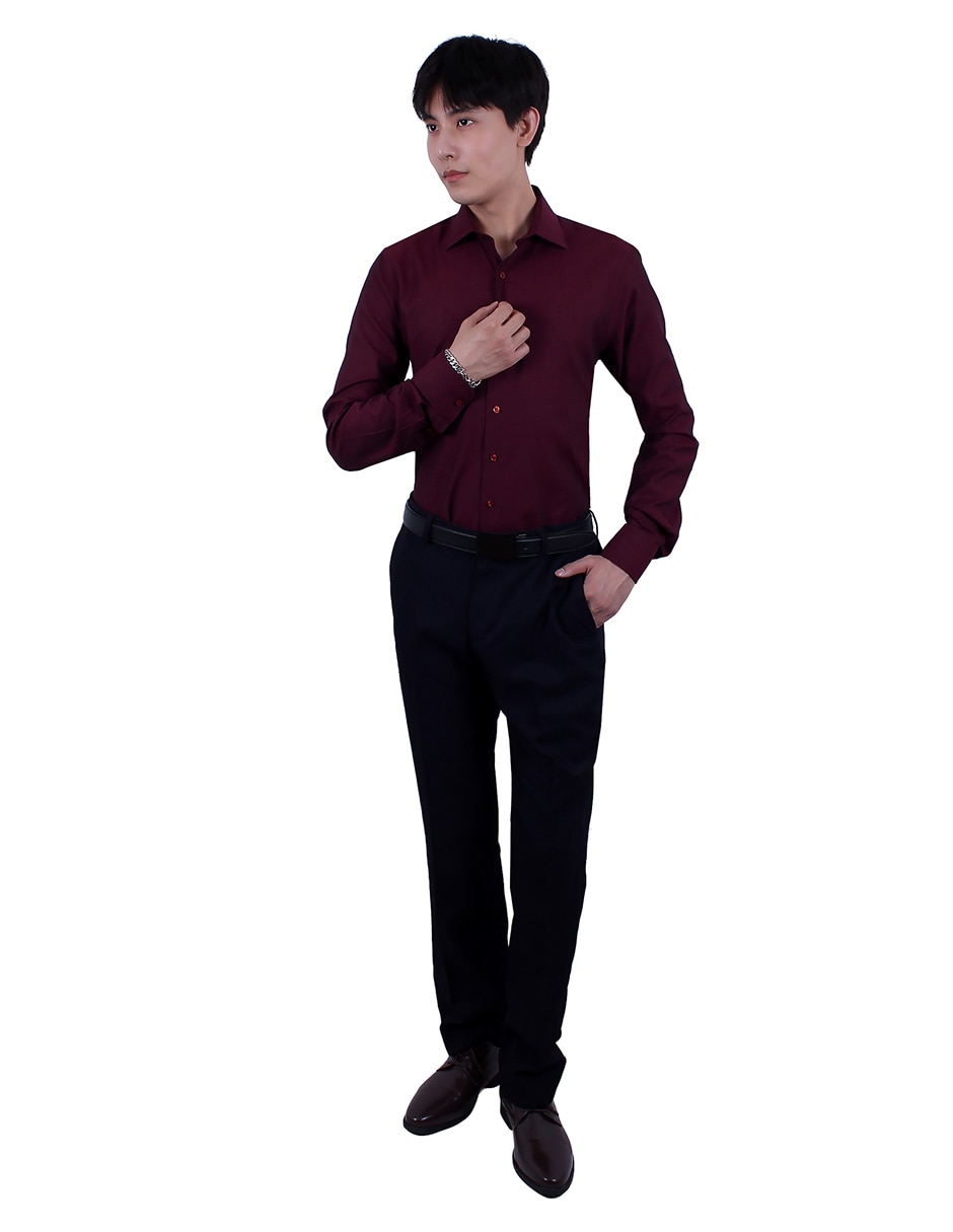 Camisa de vestir manga larga para hombre 2