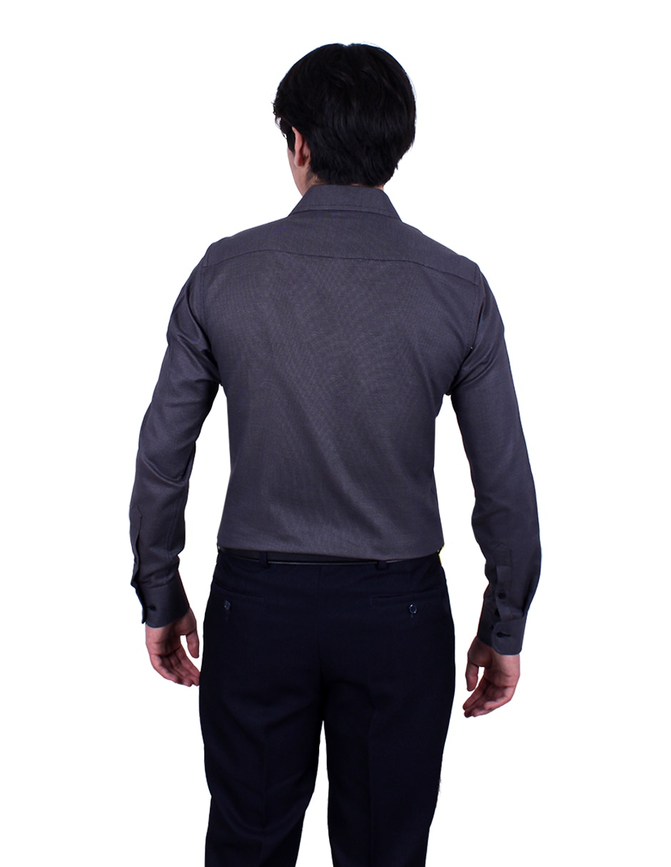 Camisa de vestir manga larga para hombre 3