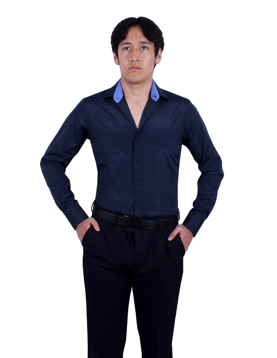 Camisa de vestir manga larga para hombre Camisa de vestir manga larga para hombre