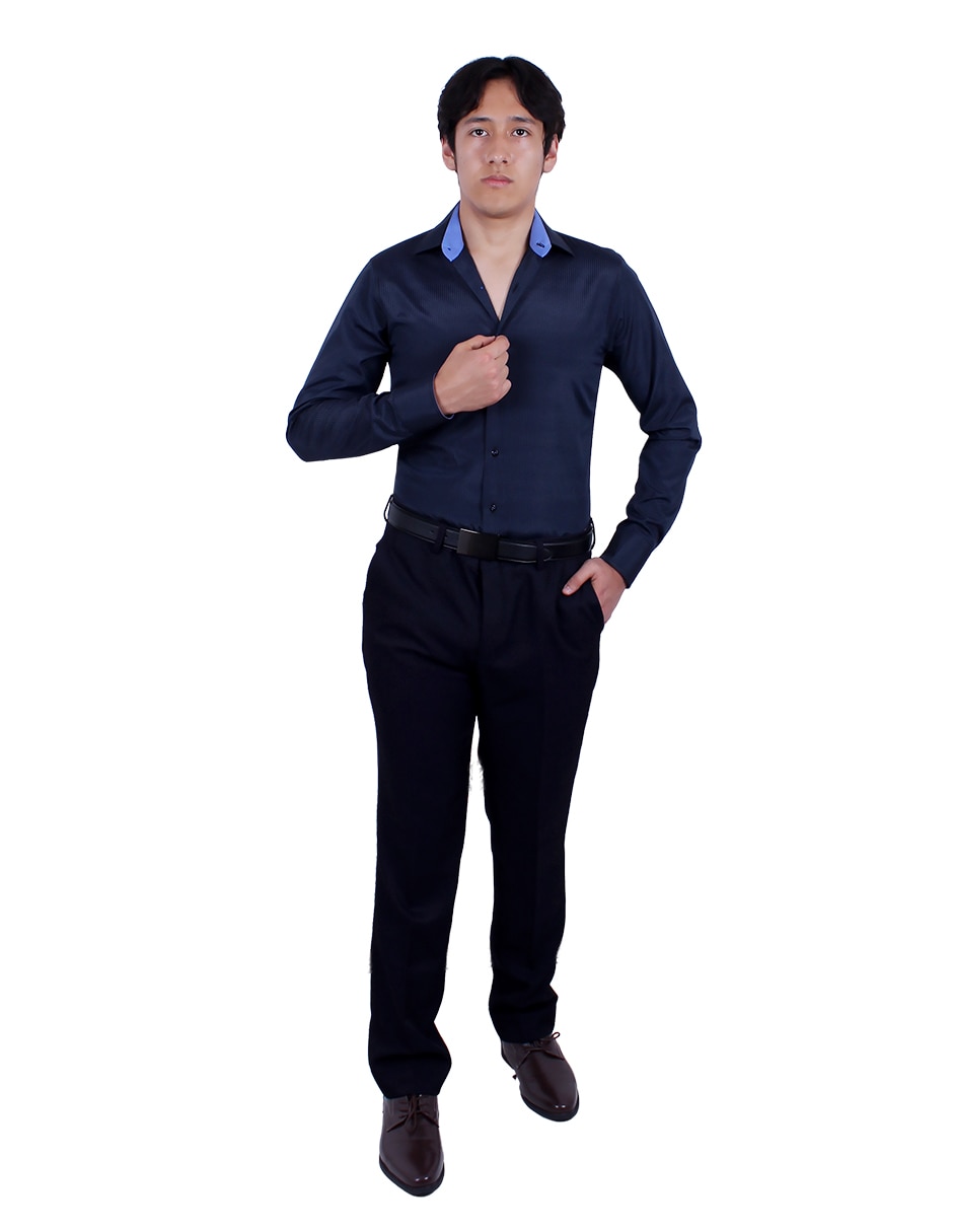 Camisa de vestir manga larga para hombre 2