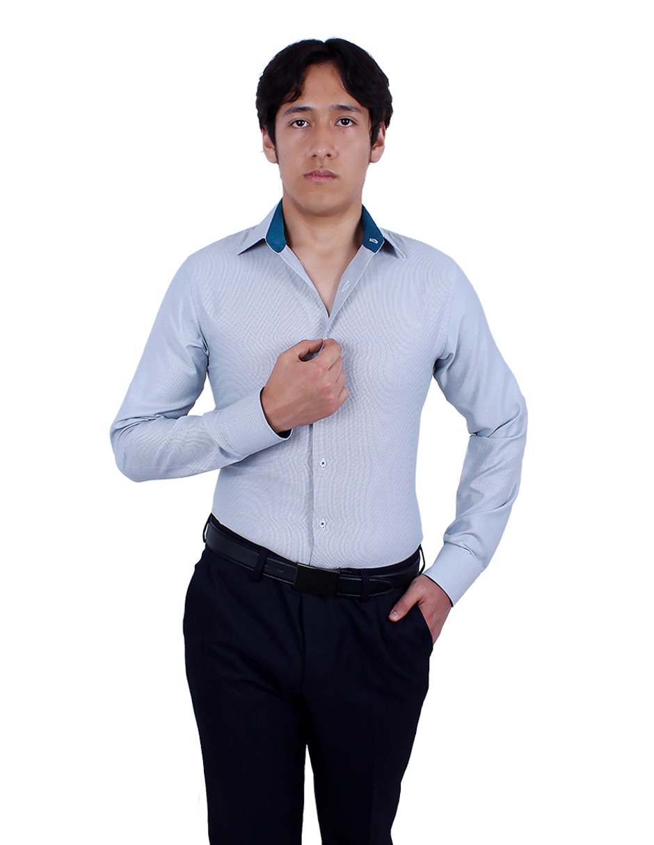 Camisa de vestir manga larga para hombre Camisa de vestir manga larga para hombre