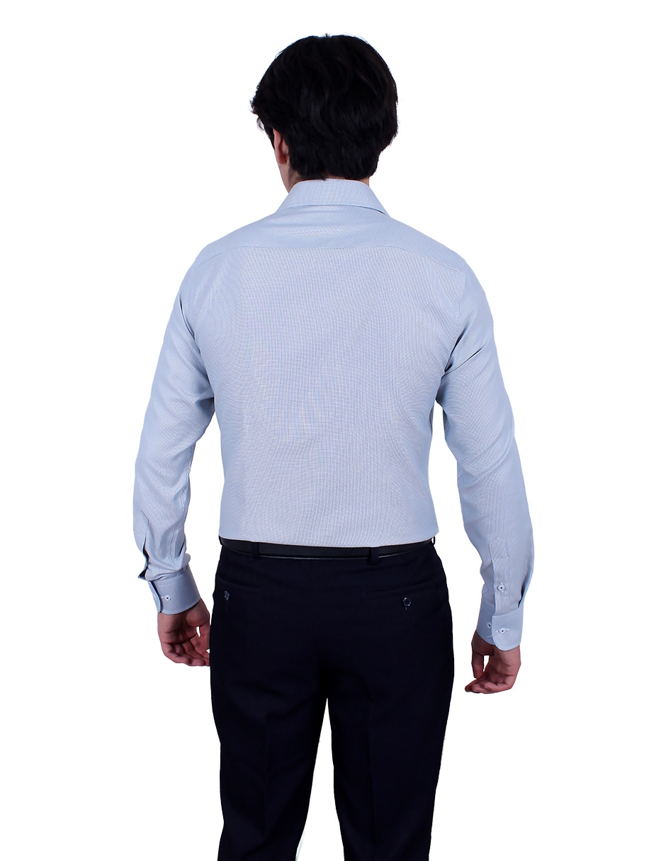 Camisa de vestir manga larga para hombre 3
