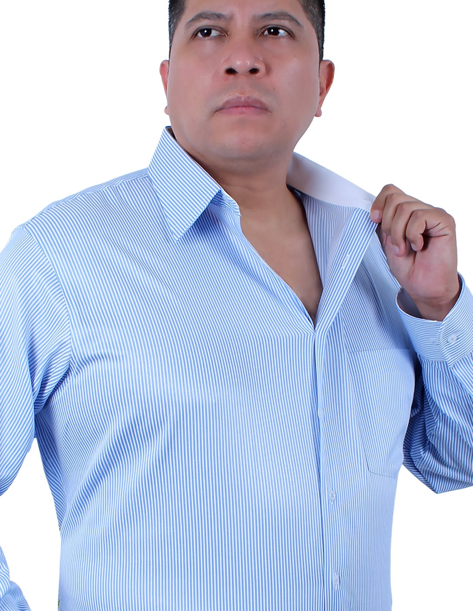 Camisa de vestir manga larga para hombre 4