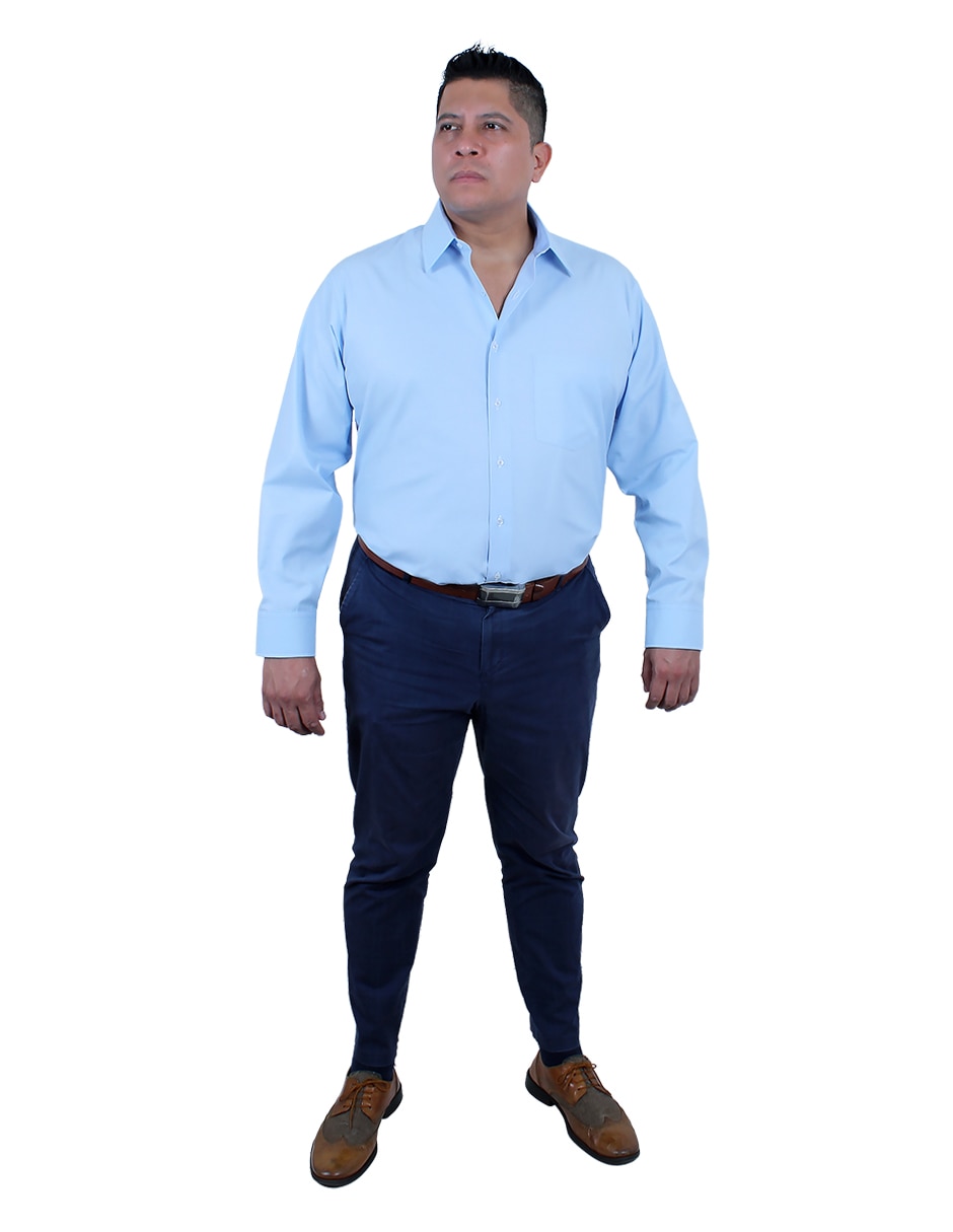 Camisa de vestir manga larga para hombre 2