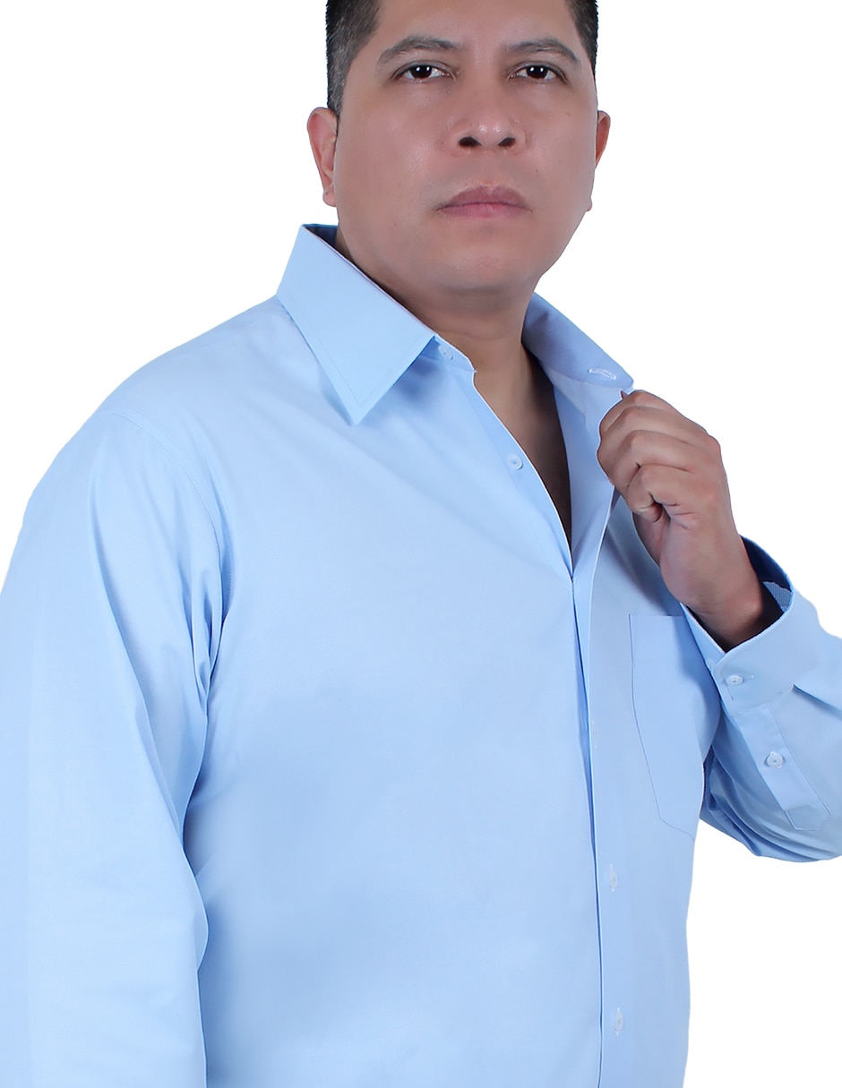 Camisa de vestir manga larga para hombre 4