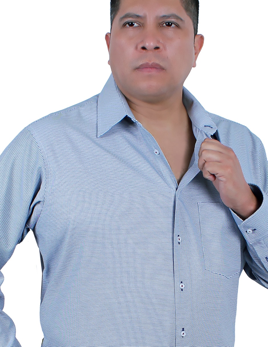 Camisa de vestir manga larga para hombre 4