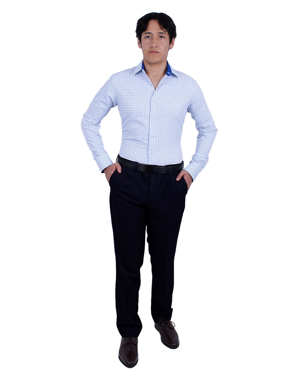 Camisa de vestir manga larga para hombre 2