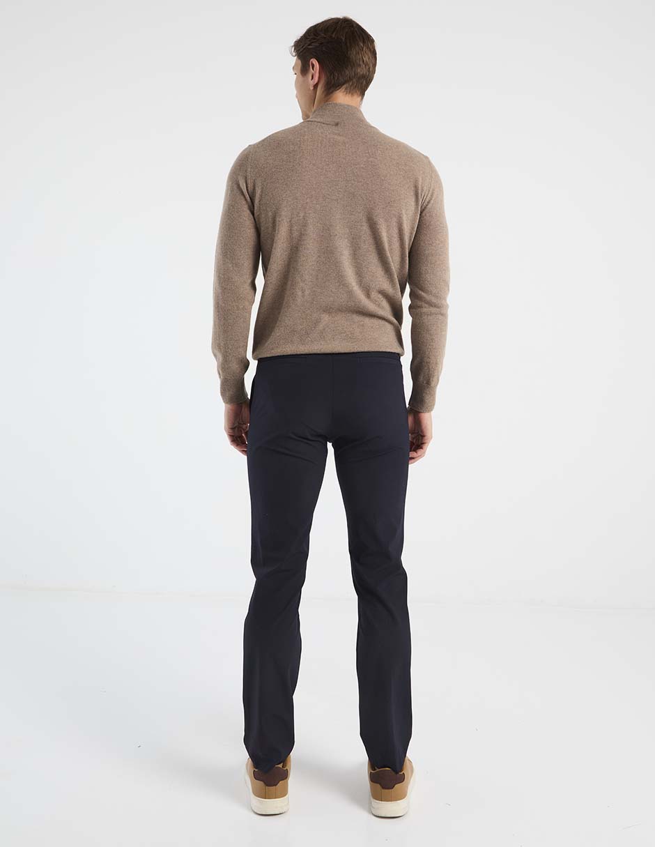 Pantalón regular de algodón para hombre 2