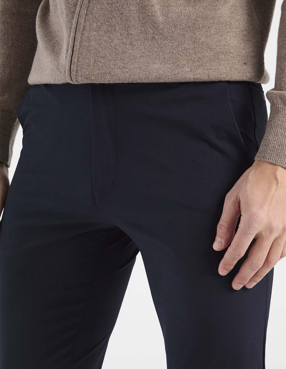 Pantalón regular de algodón para hombre 4