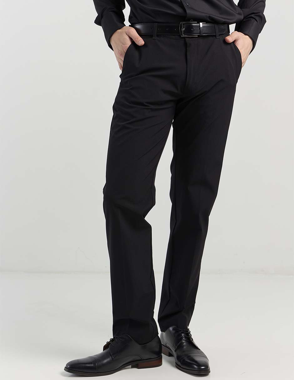 Pantalón casual regular de algodón para hombre