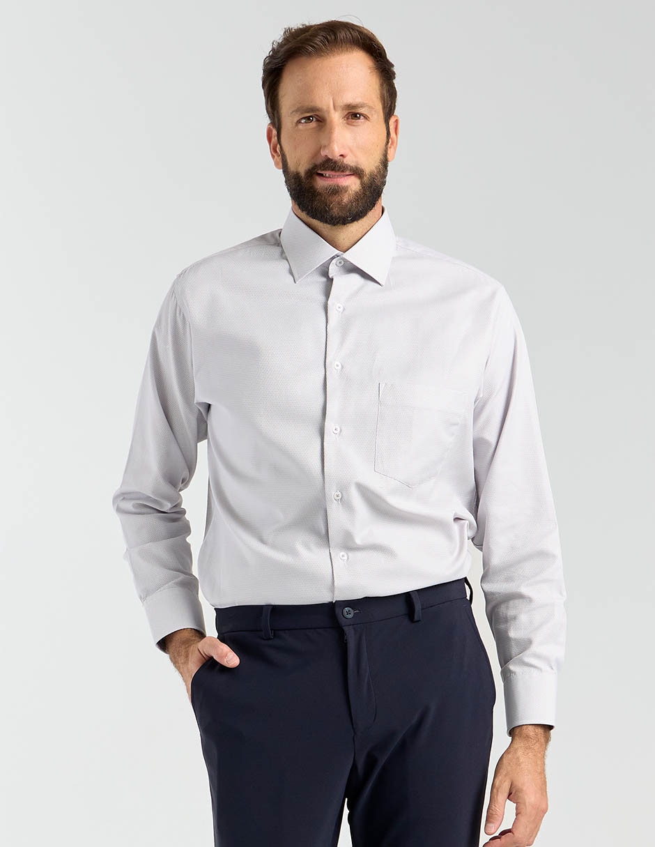 Camisa de vestir manga larga para hombre 2