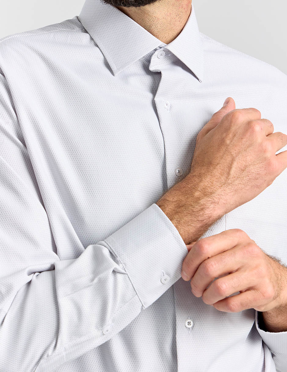 Camisa de vestir manga larga para hombre 4
