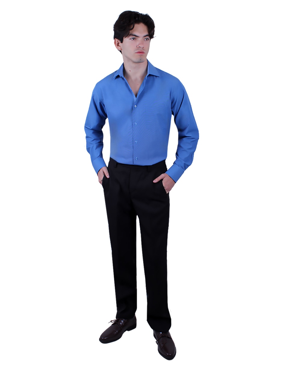 Camisa de vestir manga larga para hombre 2