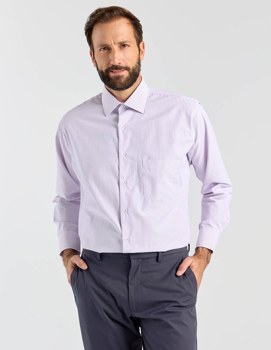Camisa de vestir manga larga para hombre Camisa de vestir manga larga para hombre