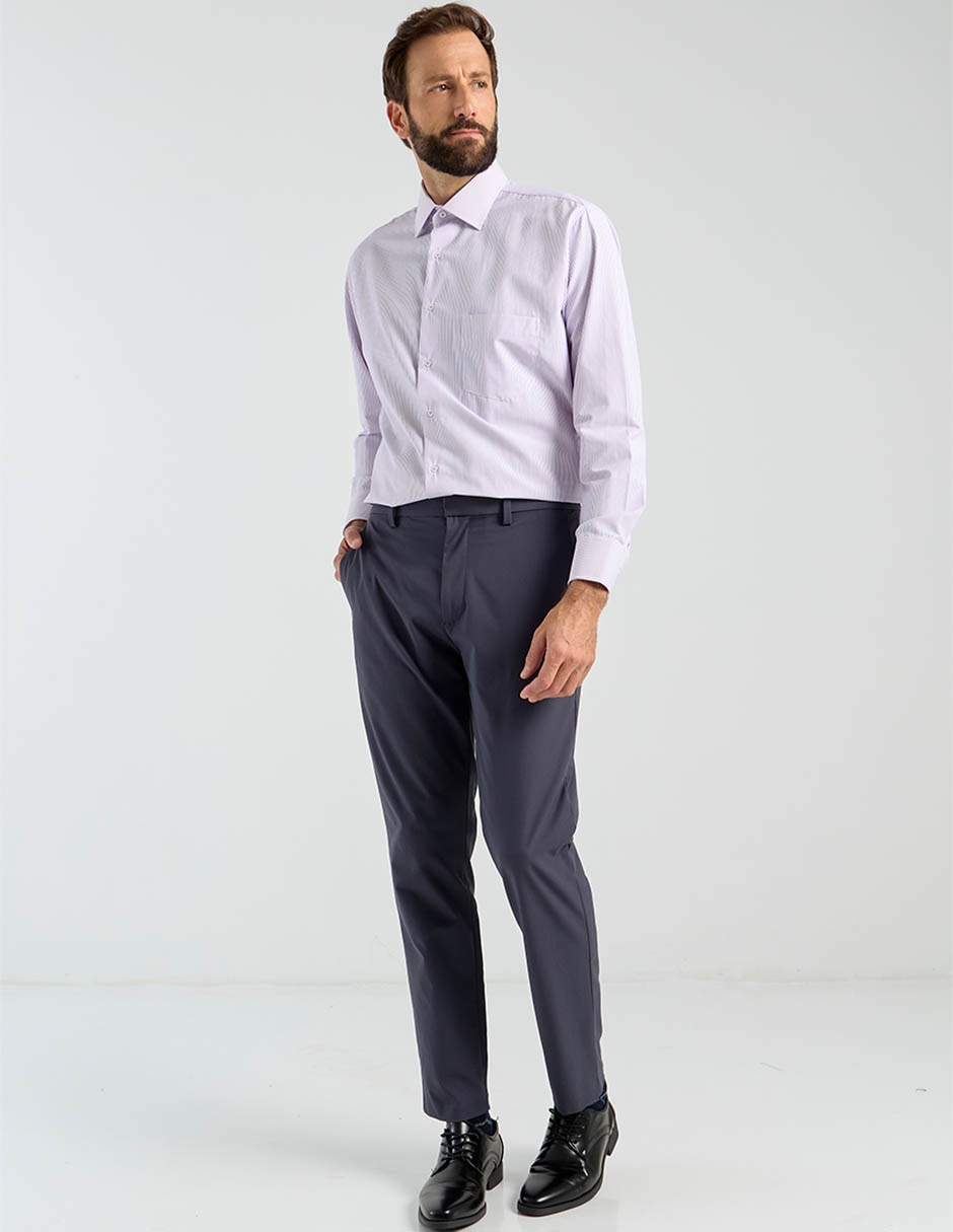 Camisa de vestir manga larga para hombre 3
