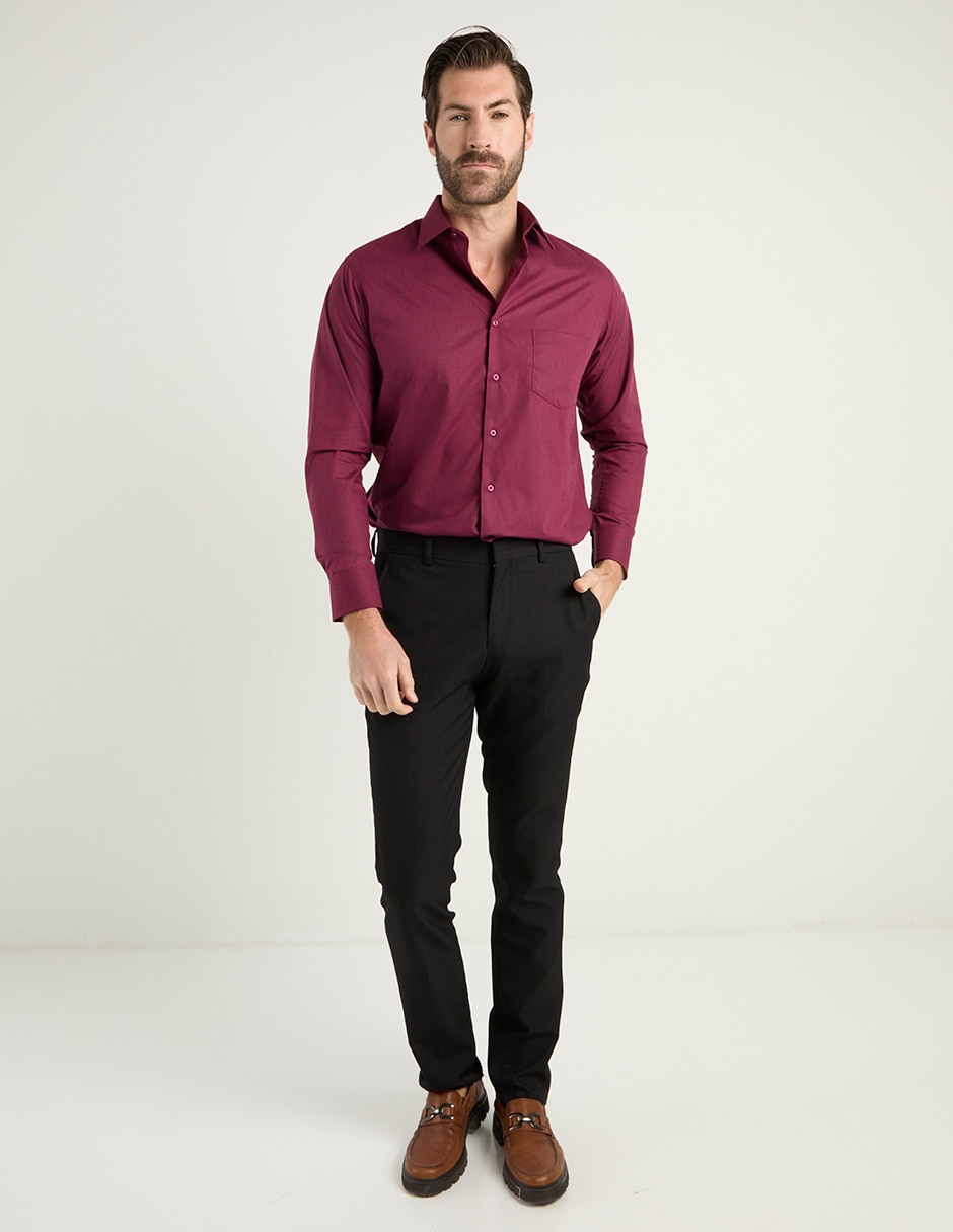 Camisa casual manga larga para hombre 3
