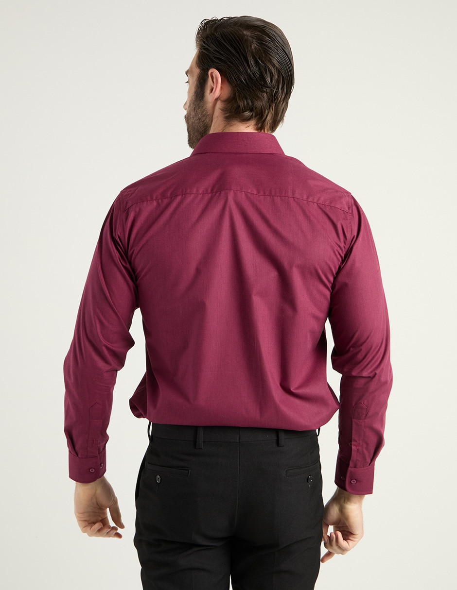 Camisa casual manga larga para hombre 6