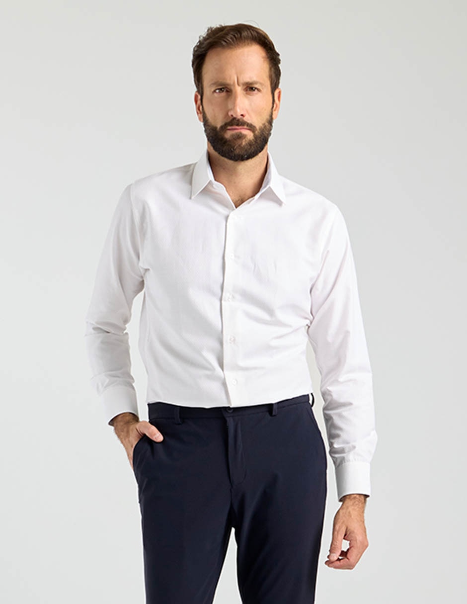 Camisa de vestir manga larga para hombre 2