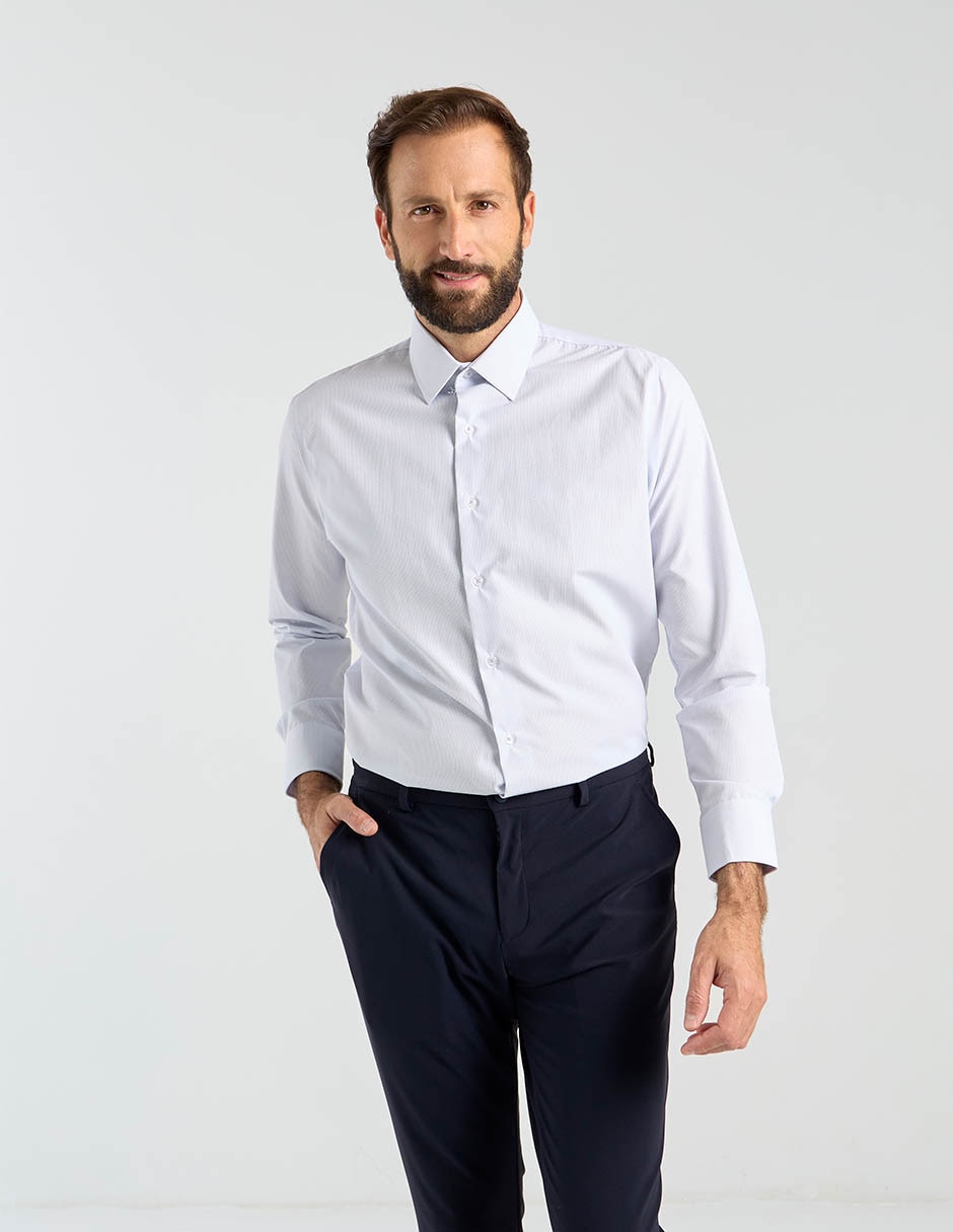 Camisa de vestir manga larga para hombre 2