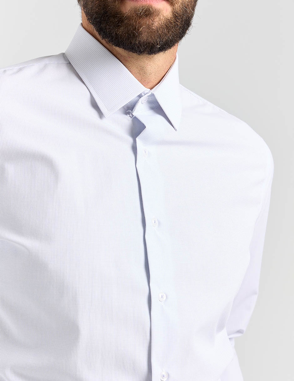 Camisa de vestir manga larga para hombre 4