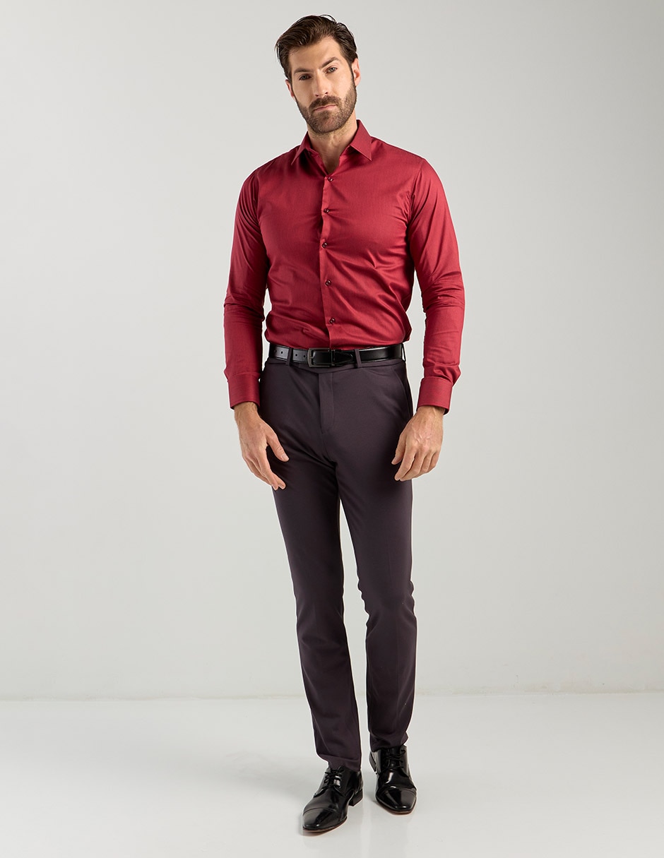 Camisa de vestir manga larga para hombre 3
