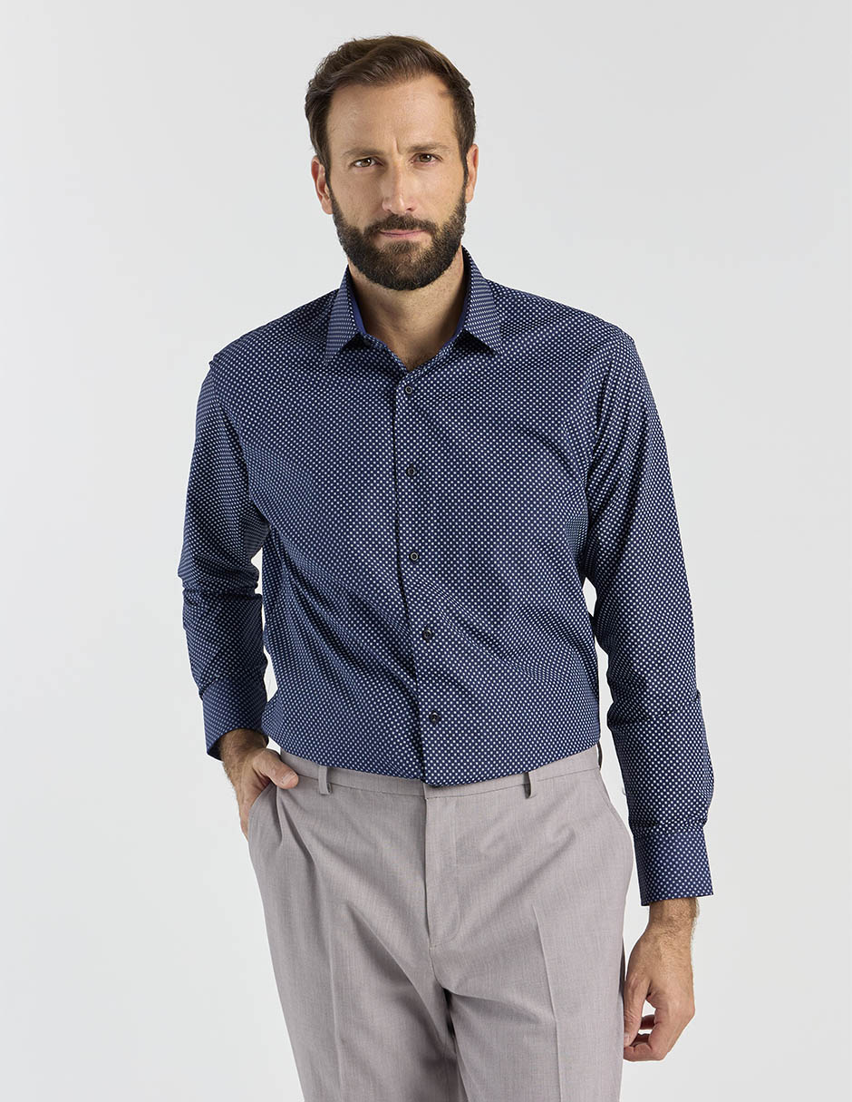 Camisa de vestir manga larga para hombre Camisa de vestir manga larga para hombre