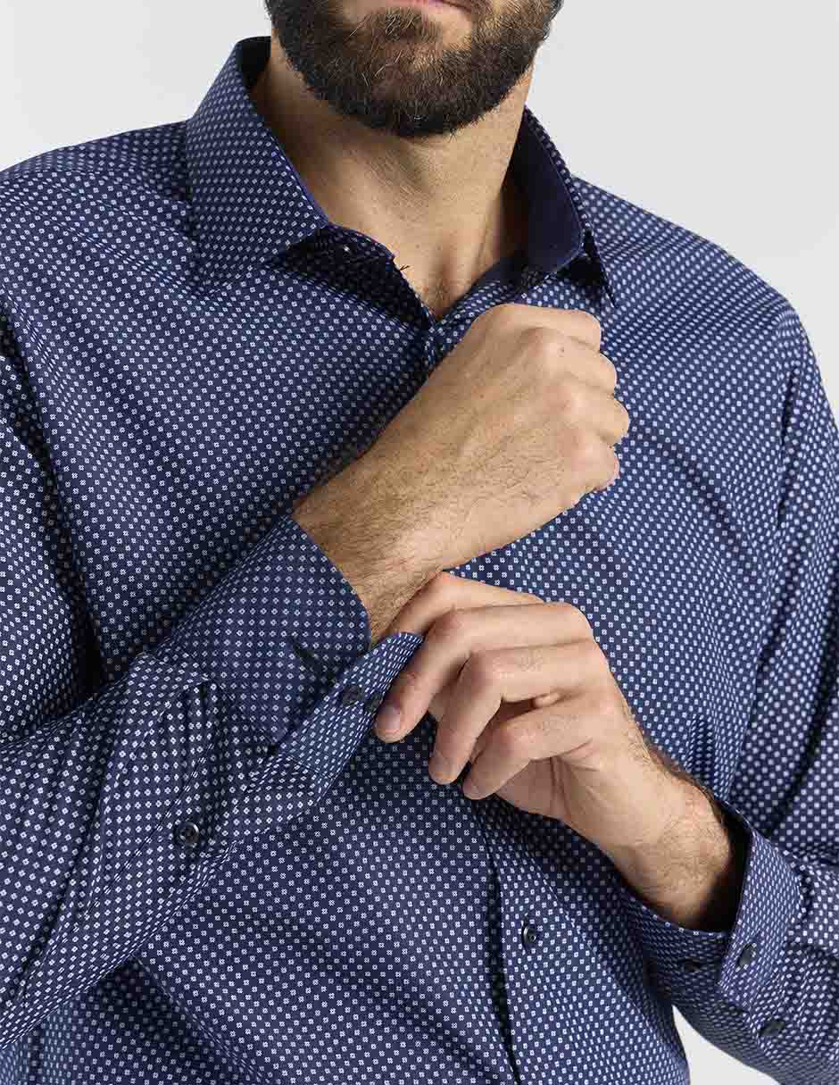 Camisa de vestir manga larga para hombre 5