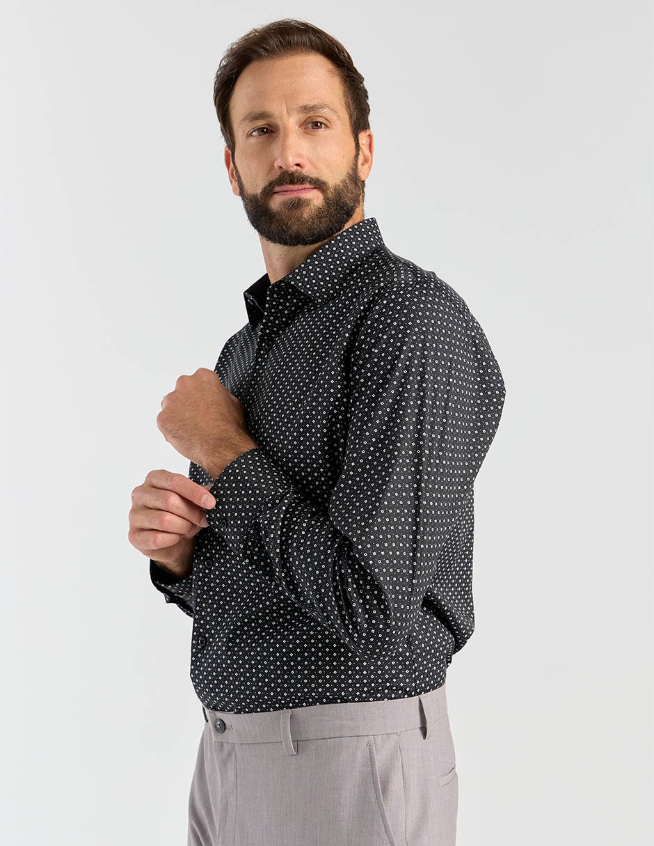 Camisa de vestir manga larga para hombre 2