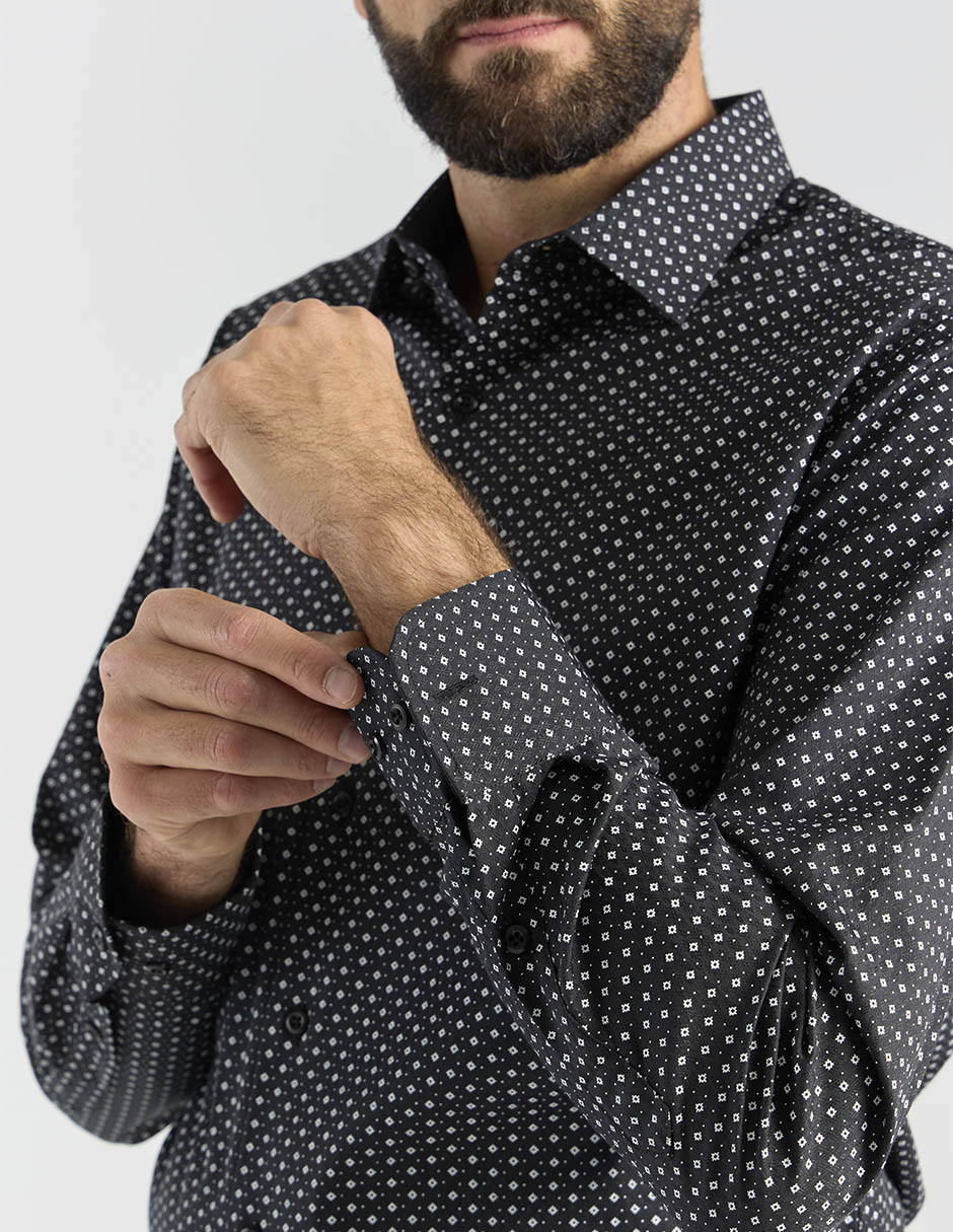 Camisa de vestir manga larga para hombre 4