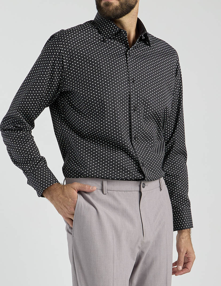 Camisa de vestir manga larga para hombre 5