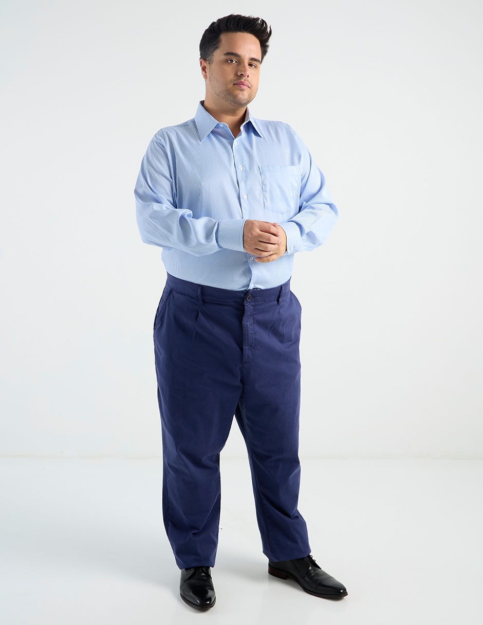 Camisa formal manga larga para hombre 3