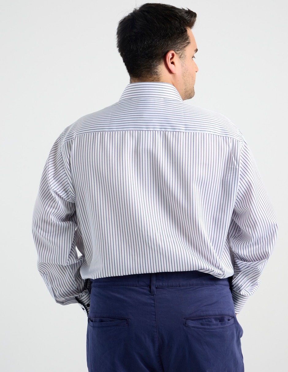 Camisa formal manga larga para hombre 6