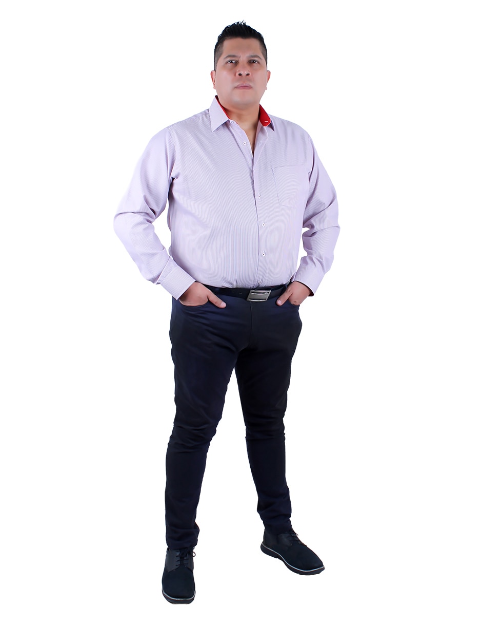 Camisa de vestir manga larga para hombre 2