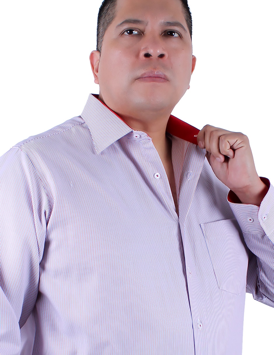 Camisa de vestir manga larga para hombre 4