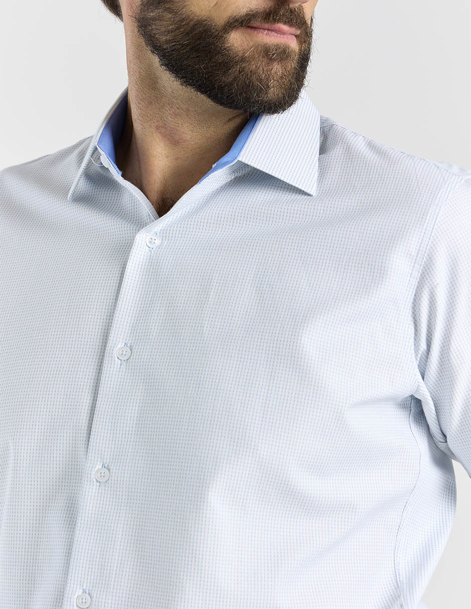 Camisa de vestir manga larga para hombre 4