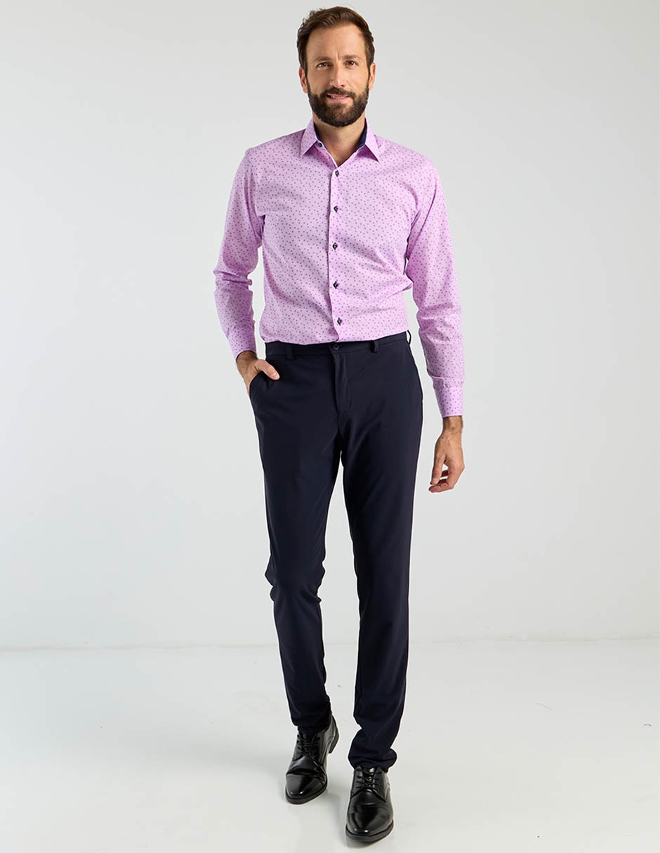 Camisa de vestir manga larga para hombre 3